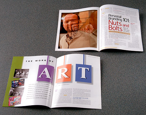 Peter Montoya's Personal Branding Magazine: Interior spread 1