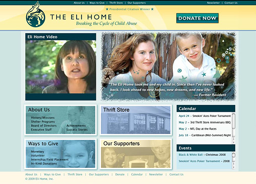 Eli Home website